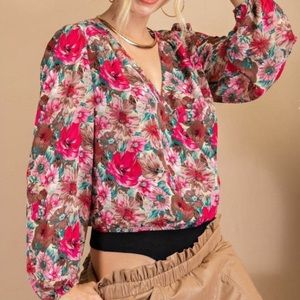 Kori Floral Print Bodysuit